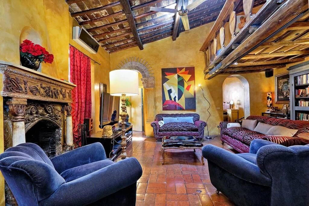 Spectacular Luxury Flat In Trastevere Roma Eksteriør bilde